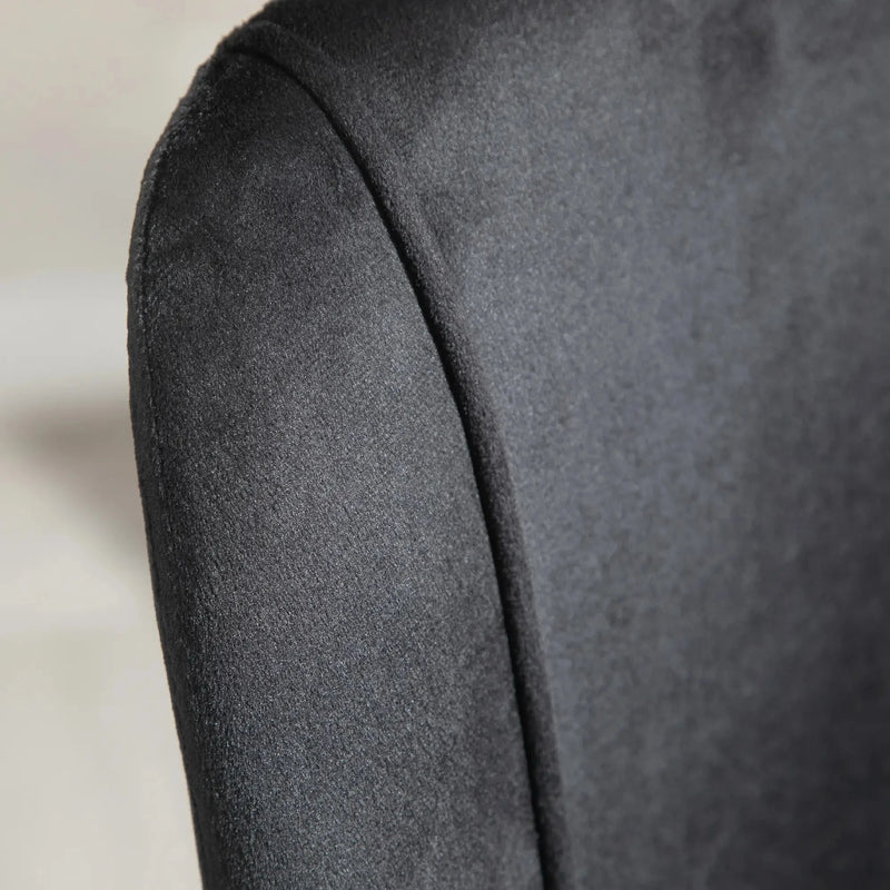 Aosom Dining Chair Upholstered Velvet Accent Dining Chairs (Set of 4) - Available in 4 Colours