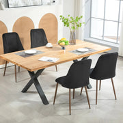 Aosom Dining Chair Upholstered Velvet Accent Dining Chairs (Set of 4) - Available in 4 Colours