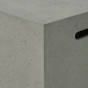 Aosom Fire Pit 56" Iron Outdoor Patio Rectangular Propane Fire Pit Table with Tank Holder - Available in 2 Colours