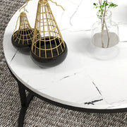 Aosom Nesting Table Modern Nesting Coffee Tables (Set of 2) - Available in 3 Colours