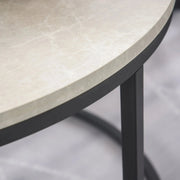 Aosom Nesting Table Modern Nesting Coffee Tables (Set of 2) - Available in 3 Colours