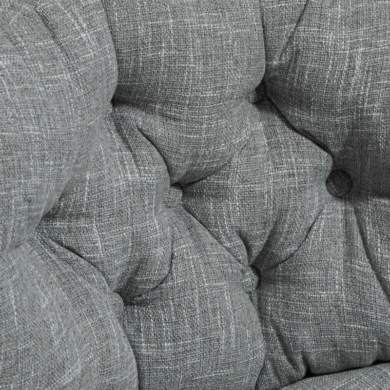 Aosom Office Chair Armless Office Chair with Wide Padded Seat and Adjustable Height - Available in 2 Colours