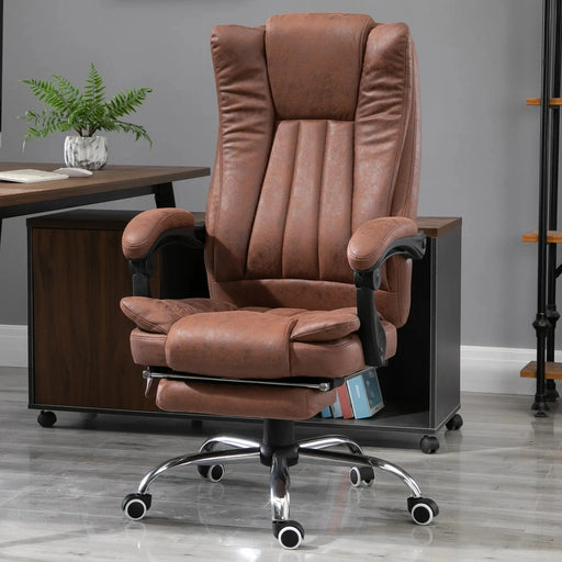 Aosom Vinsetto Micro Fiber Massage Office Chair with 6-Point