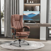 Aosom Office Chair Micro Fiber Massage Office Chair with 6-Point Vibration - Available in 3 Colours