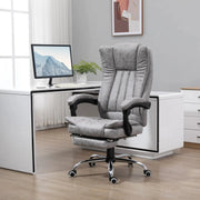 Aosom Office Chair Micro Fiber Massage Office Chair with 6-Point Vibration - Available in 3 Colours