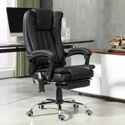 Aosom Office Chair Micro Fiber Massage Office Chair with 6-Point Vibration - Available in 3 Colours
