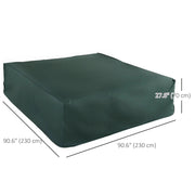 Aosom Outdoor Cover Large Water-Resistant Outdoor Patio Furniture Set Cover in Green - Available in 3 Sizes
