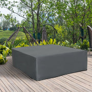 Aosom Outdoor Cover Patio Furniture Waterproof Cover for Lounge in Grey
