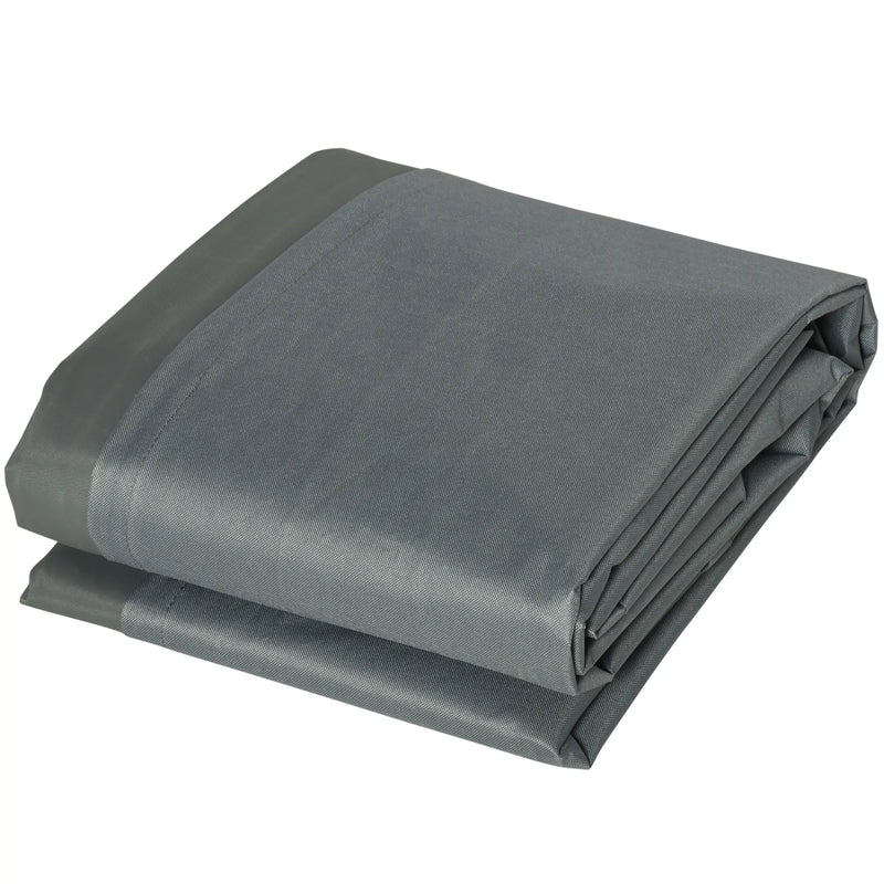 Aosom Outdoor Cover Patio Furniture Waterproof Cover for Lounge in Grey