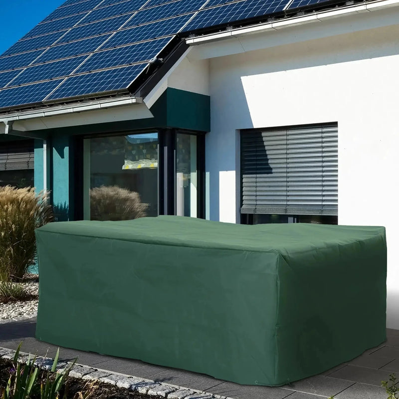 Aosom Outdoor Cover Water-Resistant Outdoor Patio Furniture Set Cover in Green - Available in 3 Sizes