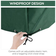 Aosom Outdoor Cover Water-Resistant Outdoor Patio Furniture Set Cover in Green - Available in 3 Sizes
