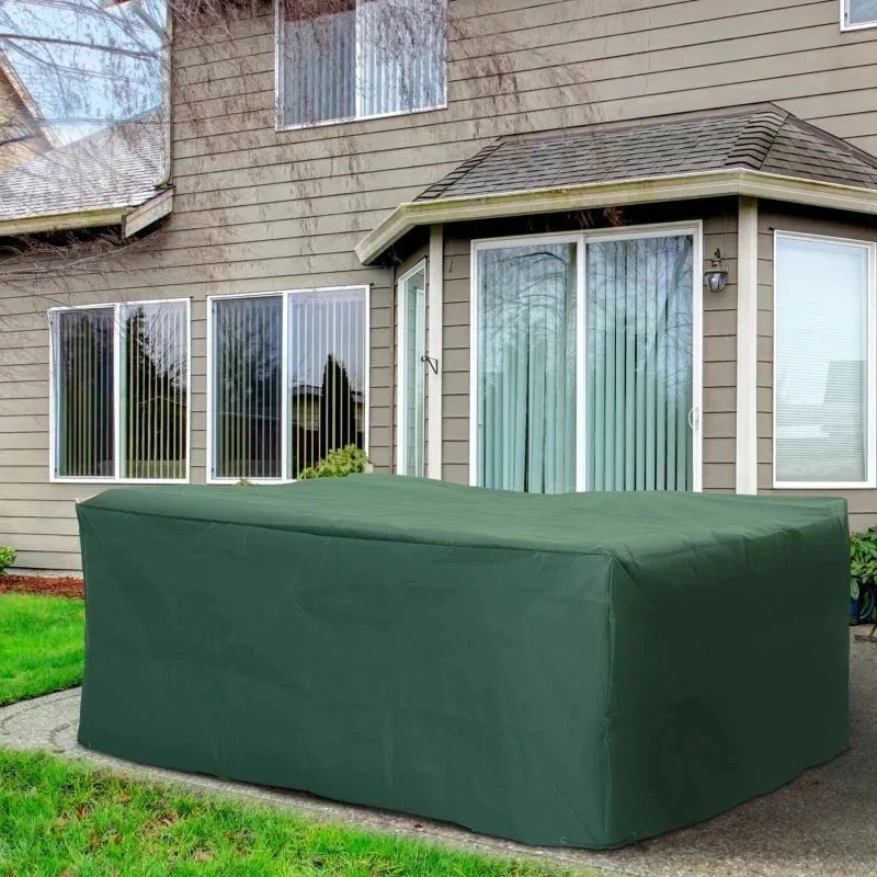 Aosom Outdoor Cover Water-Resistant Outdoor Patio Furniture Set Cover in Green - Available in 3 Sizes