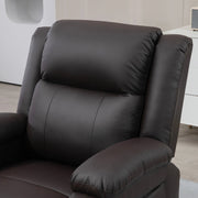 Aosom Recliner Faux Leather Upholstered Power Lift Recliner Chair - Available in 3 Colours