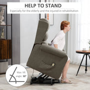 Aosom Recliner Lift Power Recliner Chair - Available in 3 Colours