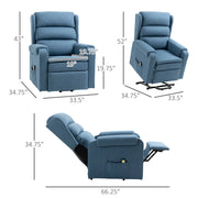 Aosom Recliner Lift Power Recliner Chair - Available in 3 Colours