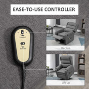 Aosom Recliner Lift Power Recliner Chair - Available in 3 Colours