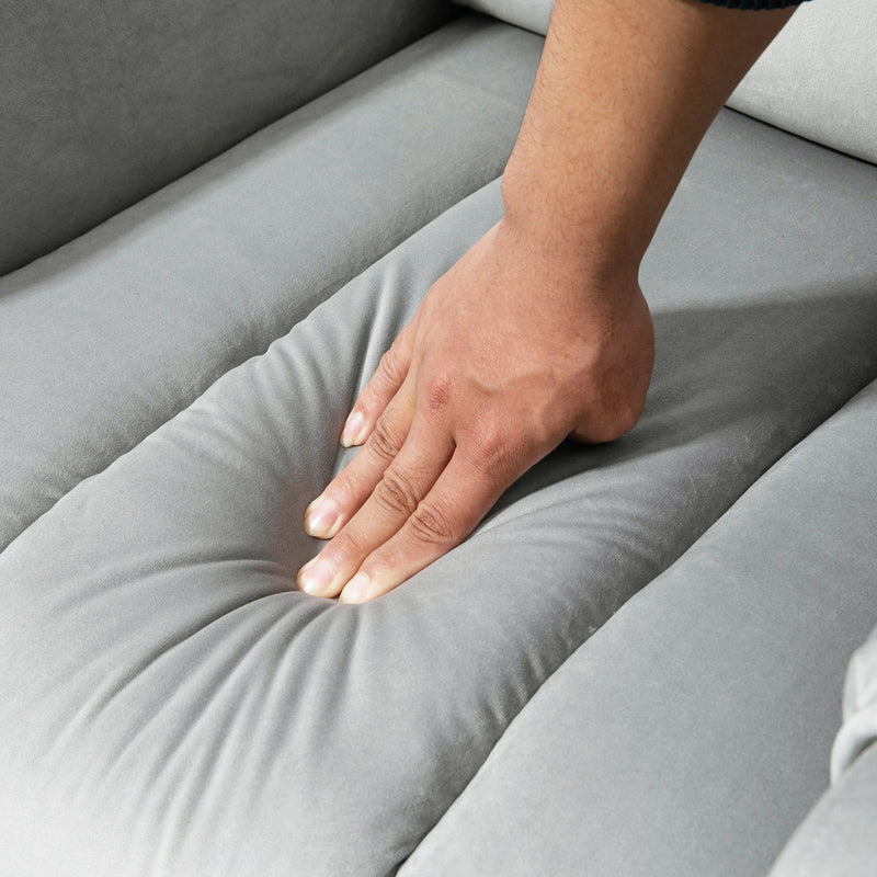 Aosom Recliner Power Massage Lift Recliner Chair with 8 Vibration Points in Grey