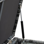 Aosom Sectional 4 Piece Outdoor Patio Corner Sectional Sofa with Coffee Table and Corner Table