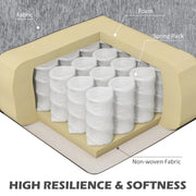 Aosom Sectional Modern Fabric L-Shaped Sectional Sofa with Reversible Chaise and Wooden Legs - Available in 2 Colours