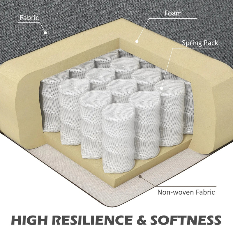 Aosom Sectional Modern L-Shaped Sectional Sofa with Reversible Chaise - Available in 3 Colours
