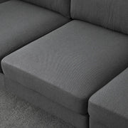 Aosom Sectional Modern L-Shaped Sectional Sofa with Reversible Chaise - Available in 3 Colours