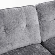 Aosom Sectional Modern Tufted L-Shaped Sectional Sofa with Right Facing Chaise - Available in 2 Colours