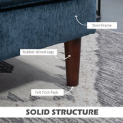 Aosom Sectional Modern Tufted L-Shaped Sectional Sofa with Right Facing Chaise - Available in 2 Colours