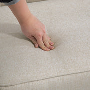 Aosom Sofa Button Tufted Fabric Convertible Sofa Bed with Adjustable Back - Available in 3 Colours