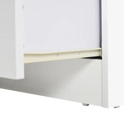 Aosom TV Stand Led Lighted TV Stand For Up To 75" TV with Storage Drawers - Available in 2 Colours