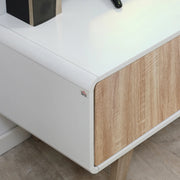 Aosom TV Stand Modern TV Stand Cabinet For Up To 60" TV with Push-Open Drawer, Storage Compartment and Cable Management