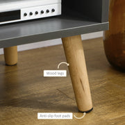 Aosom TV Stand TV Stand For Up To 55" TV in Dark Grey