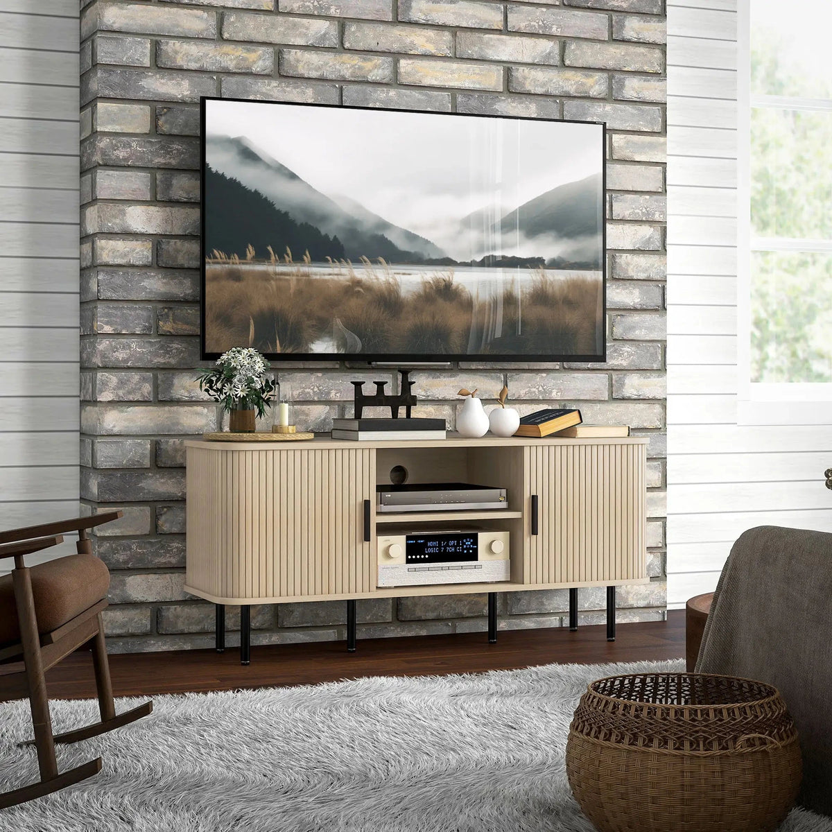 Aosom Homcom TV Stand For Up To 55