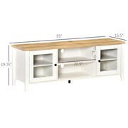 Aosom TV Stand TV Stand For Up To 60" TV - Available in 3 Colours