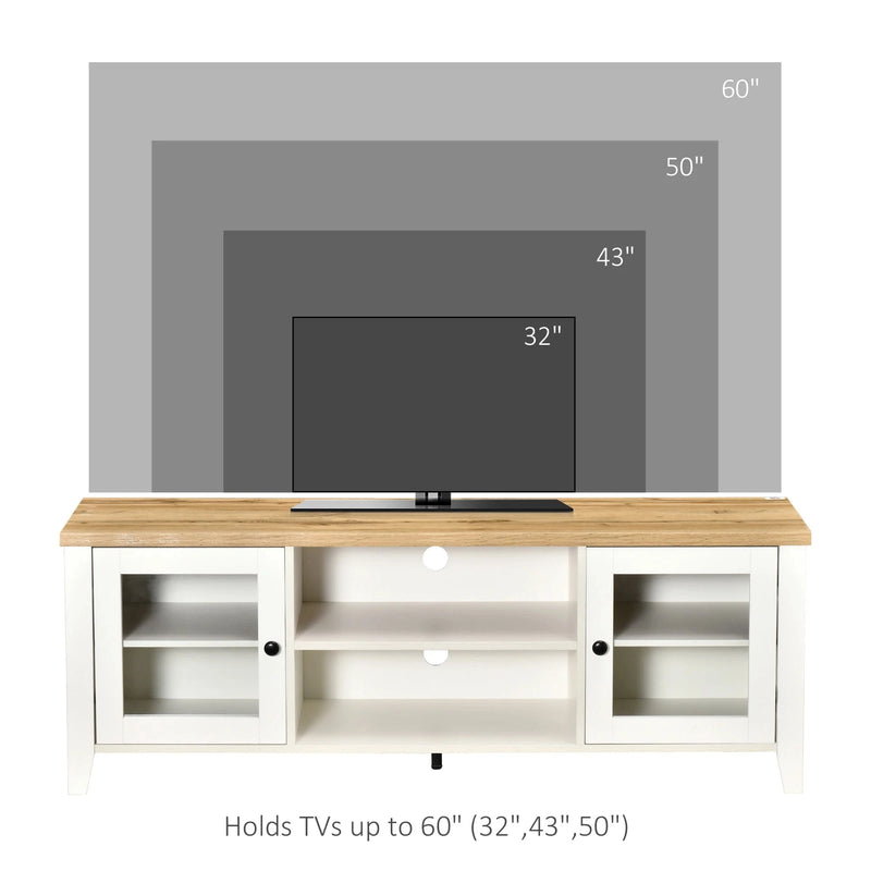 Aosom TV Stand TV Stand For Up To 60" TV - Available in 3 Colours