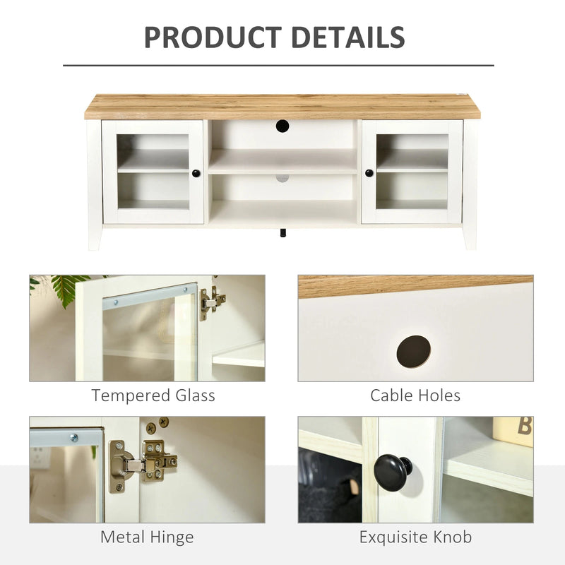 Aosom TV Stand TV Stand For Up To 60" TV - Available in 3 Colours