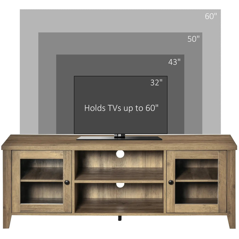 Aosom TV Stand TV Stand For Up To 60" TV - Available in 3 Colours
