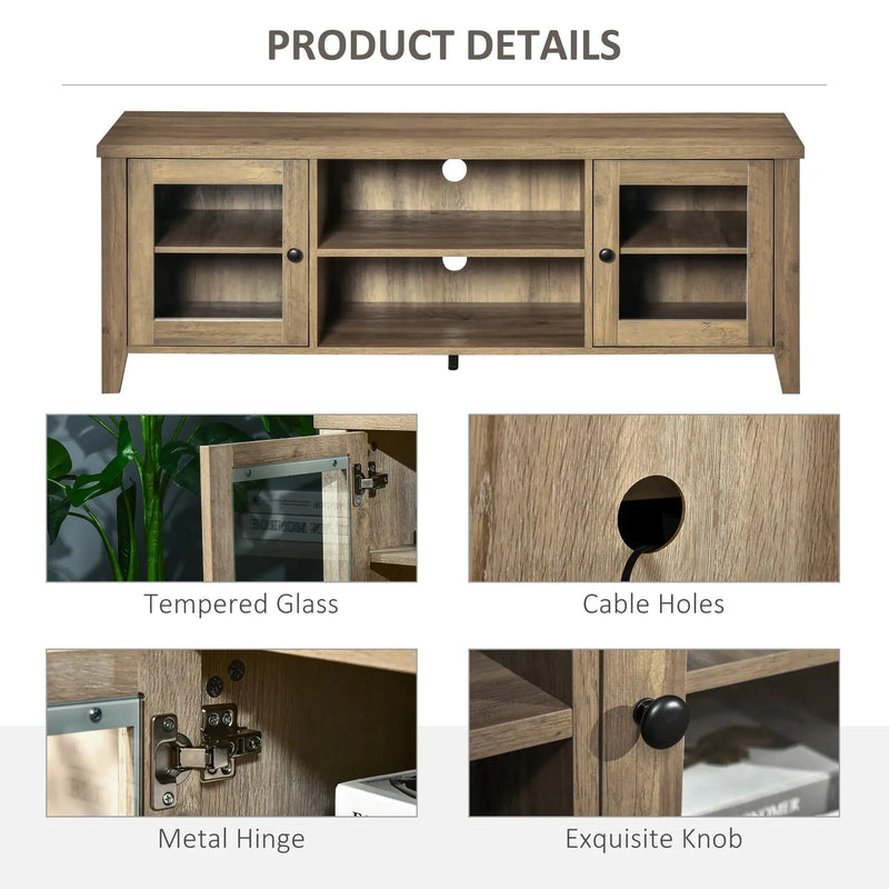 Aosom TV Stand TV Stand For Up To 60" TV - Available in 3 Colours