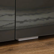 Aosom TV Stand TV Stand With Led Lights And Storage Shelves - Available in 4 Colours