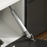 Aosom TV Stand TV Stand With Led Lights And Storage Shelves - Available in 4 Colours