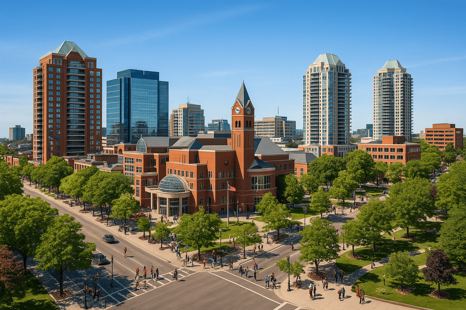 brampton, ontario city landscape