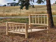 Canadian Log Furniture Bed Frame Log Bed Frame - Traditional