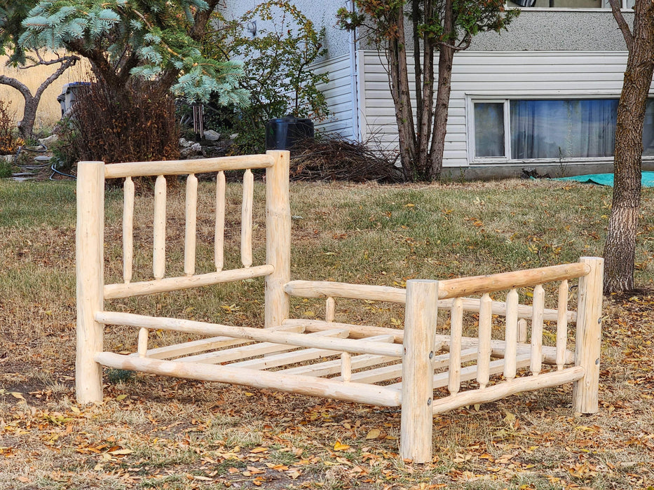 Canadian Log Furniture Bed Frame Log Bed Frame - Traditional