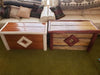 Canadian Log Furniture blanket/toy chest Log Toy/Blanket Chest