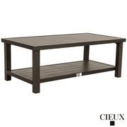 CIEUX Sofa Set Loire Outdoor Patio Aluminum Metal Sofa Conversation Set with Swivel Club Chairs and Sunbrella Cast Silver Cushions