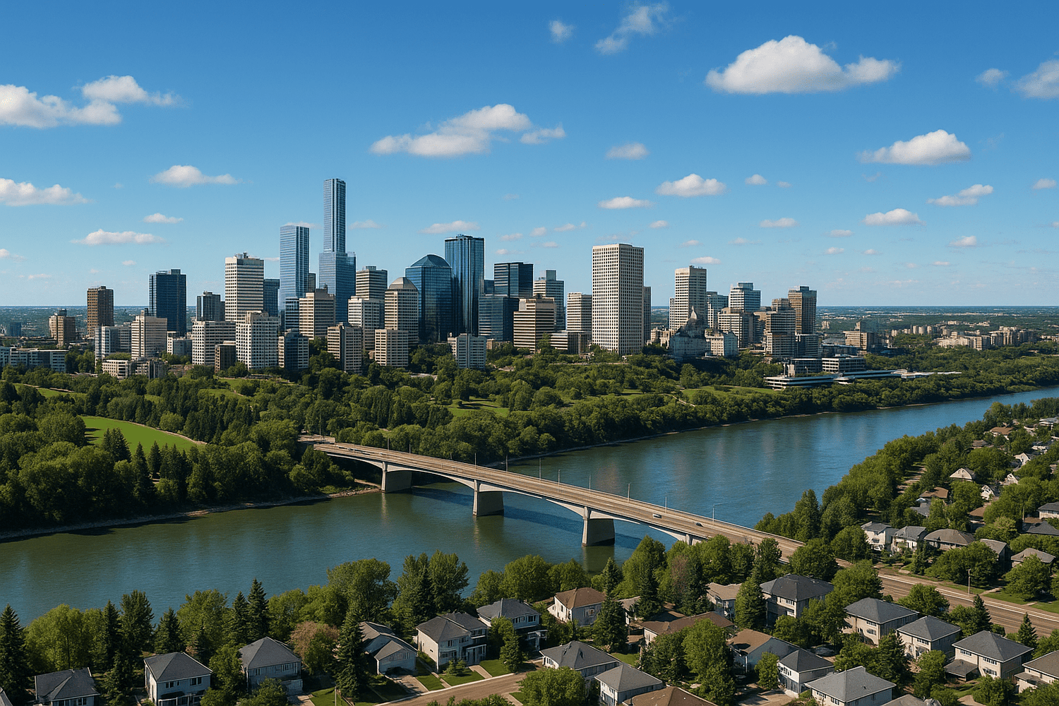 edmonton city landscape