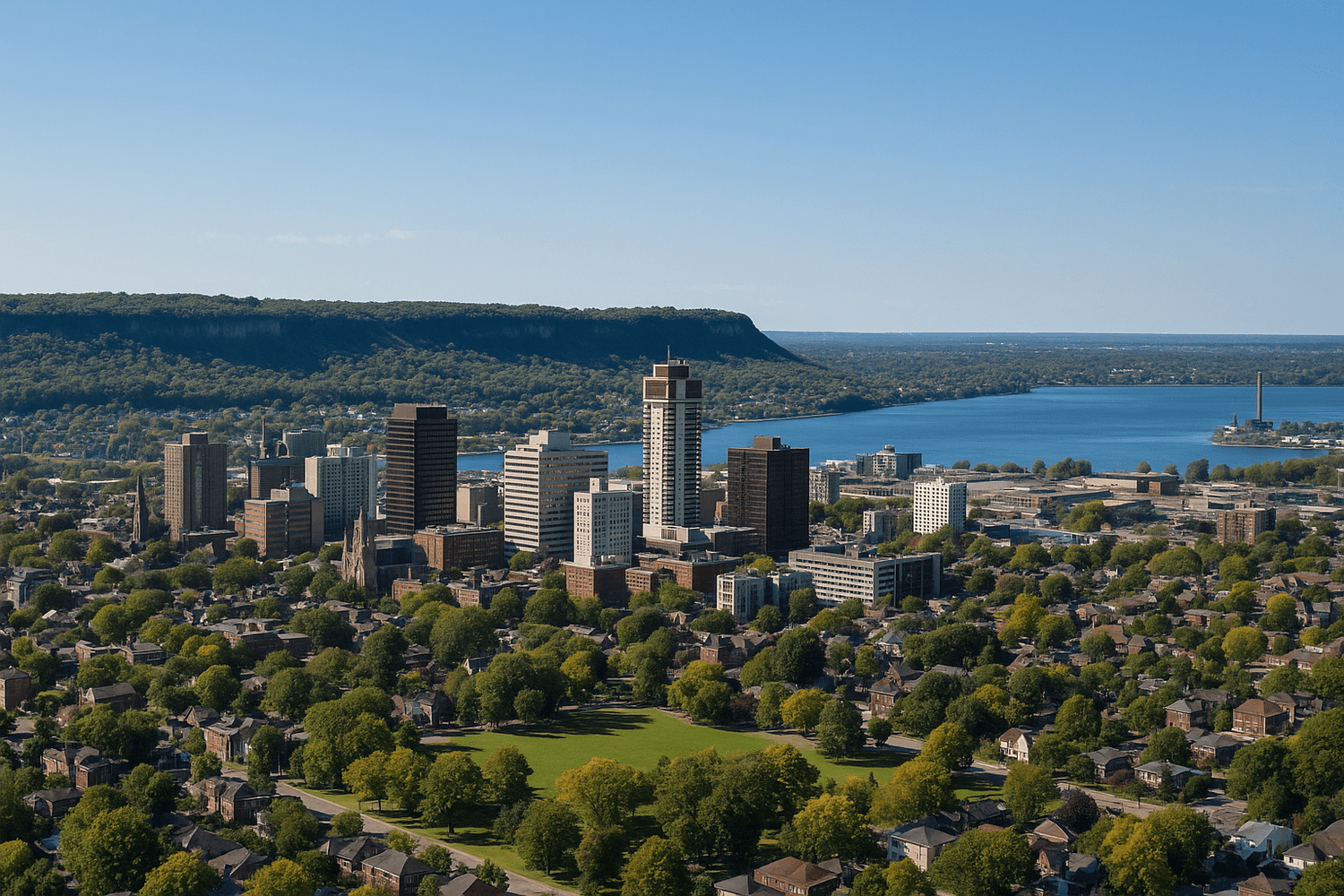 hamilton, ontario city landscape