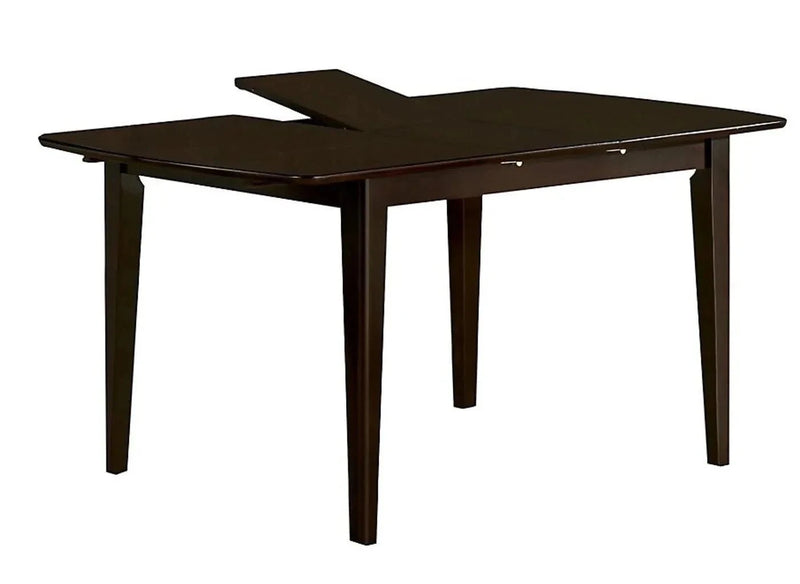 IFDC Dining Set Castlegar 7 Piece Extendable Rectangular Dining Room Furniture Set - Available in 3 Configurations