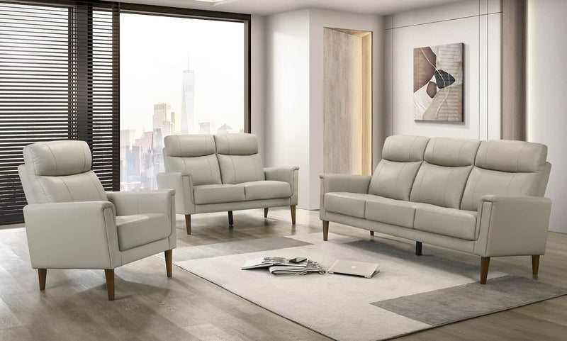 IFDC Loveseat Velmont 55" High Back Loveseat in Leather Match - Available in 3 Colours