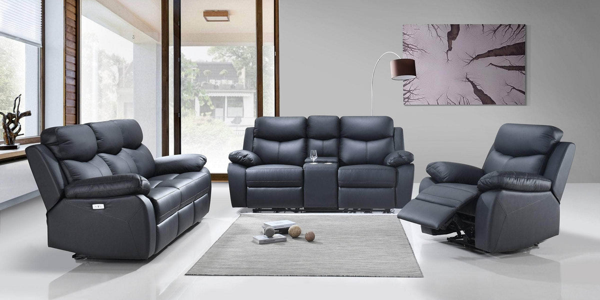 True Contemporary Whitby Piece Power Reclining Sofa, Loveseat