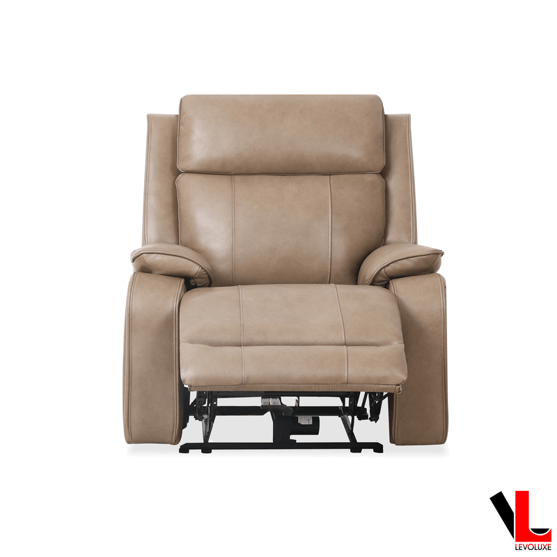 Levoluxe Chair Brindle 36.5" Leather Match Power Reclining Chair - Available in 2 Colours